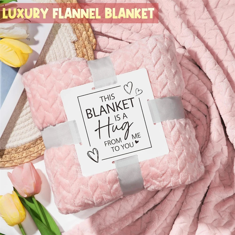 Happy Birthday Gift Basket for Women with Blanket Tumbler and Spa Set