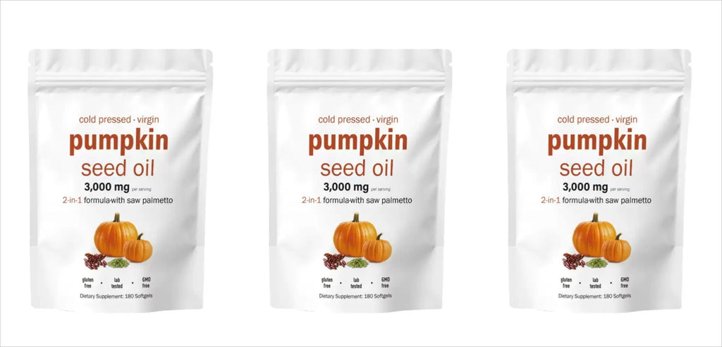 Pumpkin Seed Oil with Saw Palmetto 3000mg Softgels Dietary Supplement