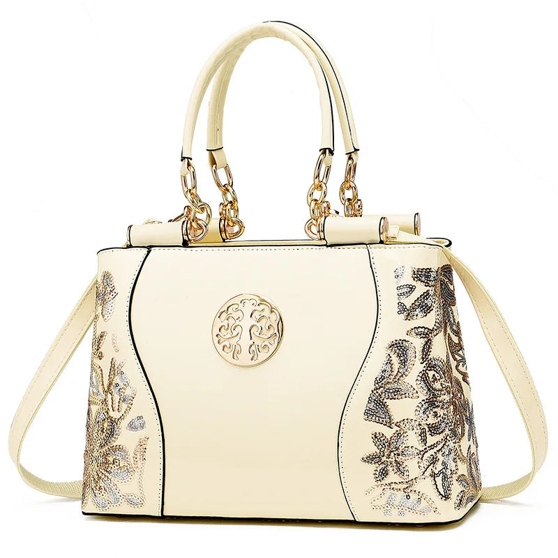 Women's Shiny Patent Leather Shoulder Messenger Bag