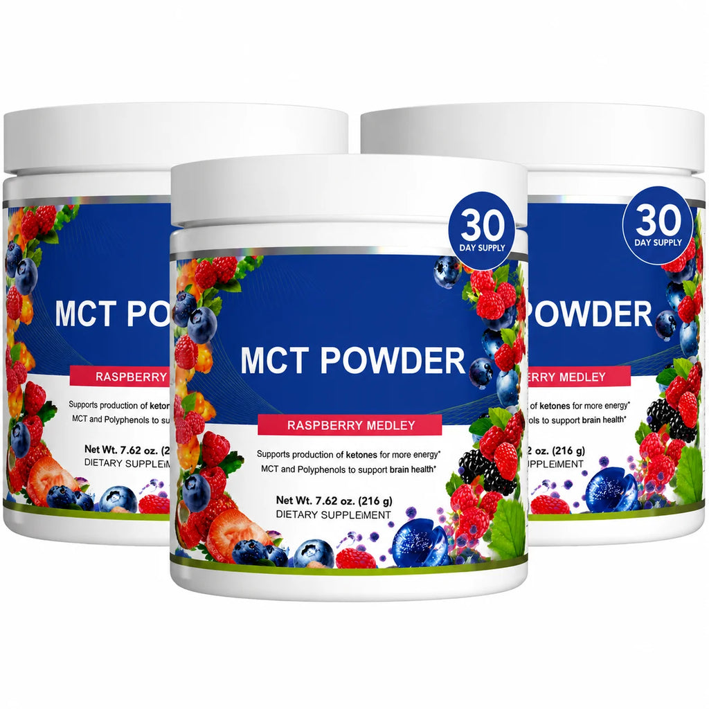 MCT Powder Raspberry Medley Drink Mix 7.6 oz