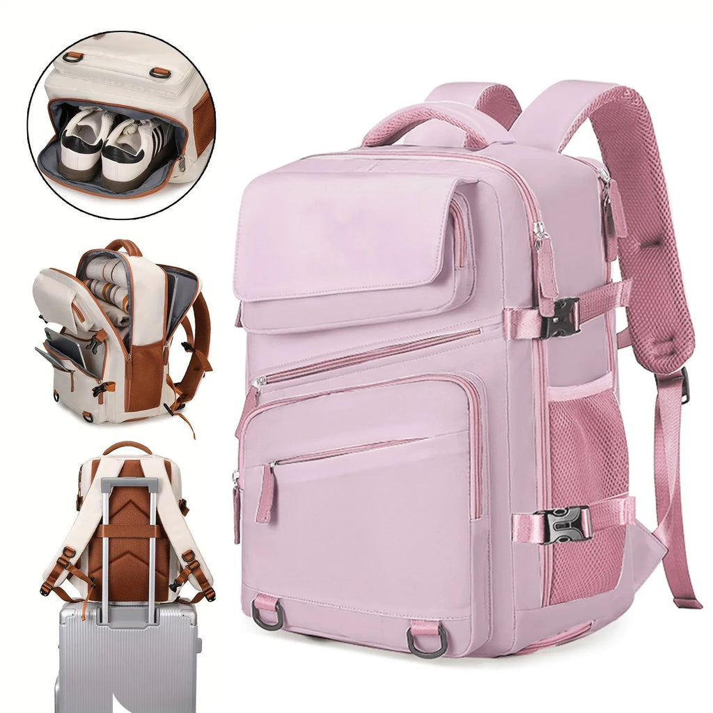 Unisex Casual Nylon Large Capacity Laptop Travel Backpack 2521