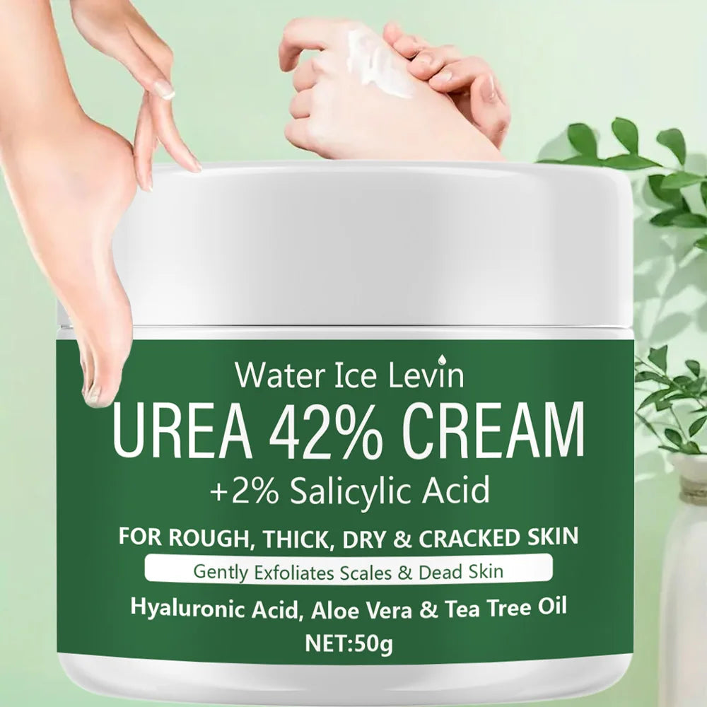 Unisex 42% Urea Salicylic Acid Foot Hand Moisturizer Cream 1.8 oz