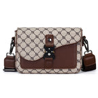 Men's Fashion PU Leather Minimalist Crossbody Messenger Bag