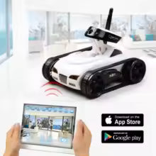 WiFi Remote Control Four-Channel Real-Time Camera Tracked Tank Toy