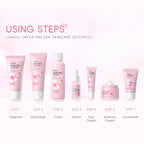 Sakura 7-Piece Skincare Set Hydrating Facial Routine All Skin Types
