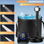 Portable Camping Shower with Rechargeable 8000mAh Pump