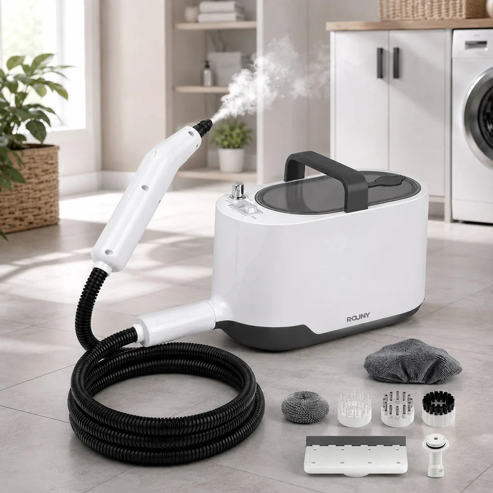 Portable Handheld High Pressure Steam Cleaner with Multi-Surface Accessories 1200W
