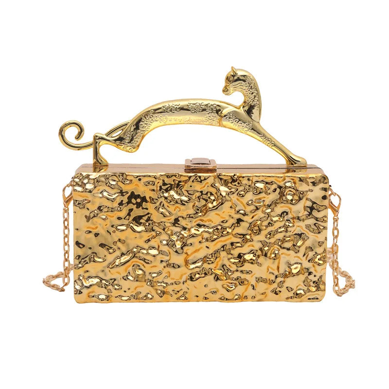 Women's Fashion Acrylic Chain Crossbody Shoulder Bag Purse