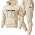 Men's Casual Hoodie and Sweatpants Two Piece Tracksuit Set