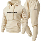 Men's Casual Hoodie and Sweatpants Two Piece Tracksuit Set