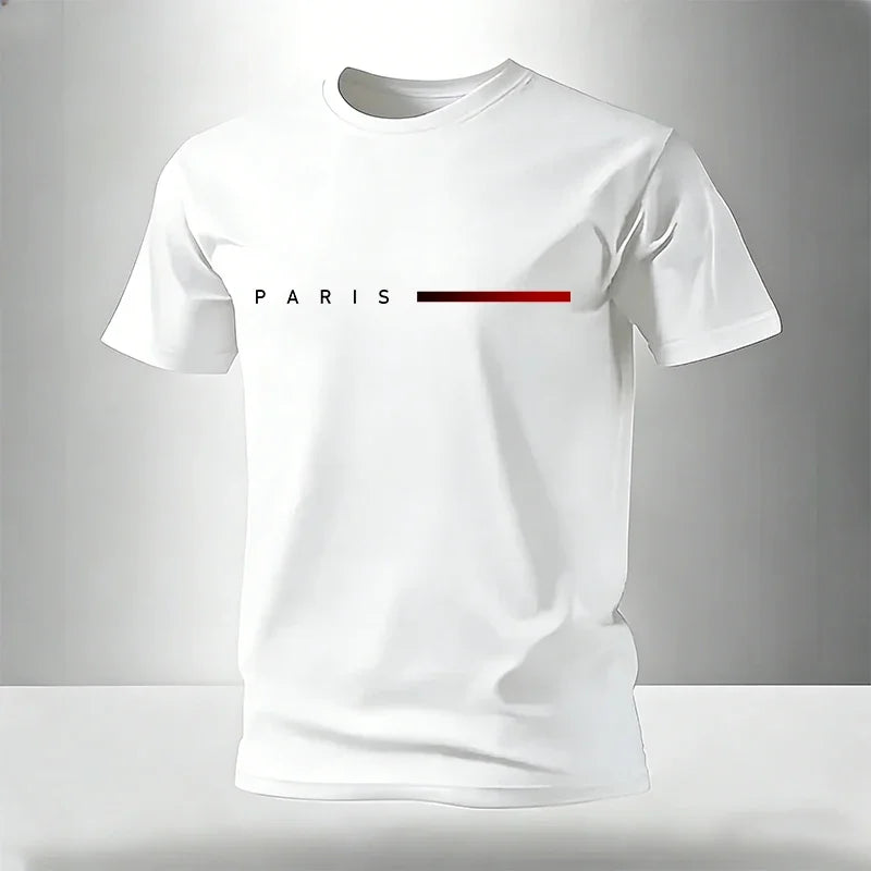 Men's Casual Round Neck T-Shirt and Sweatpants Set