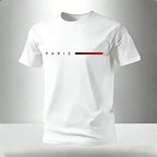 Men's Casual Round Neck T-Shirt and Sweatpants Set
