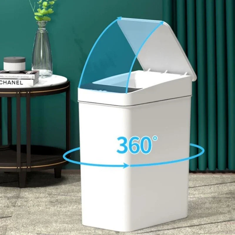 Automatic Smart Motion Sensor Trash Can with USB Charging