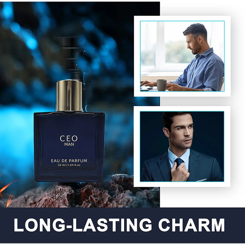 Men's Woody Long-Lasting Fresh Luxury Eau De Toilette Spray 1.7 fl oz