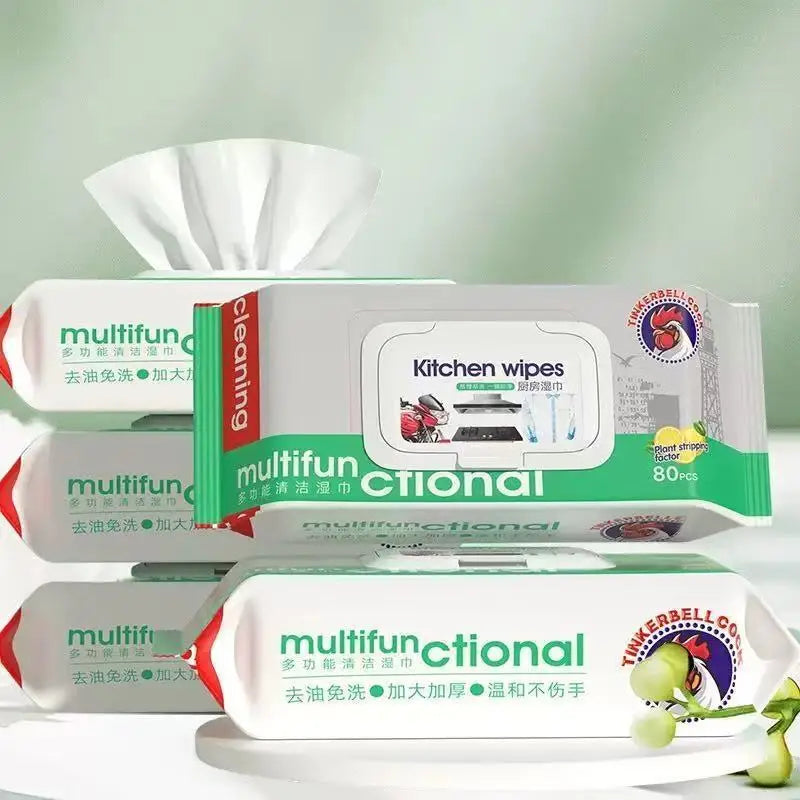 Multifunctional Heavy Duty Degreasing Wipes and Kitchen Towels