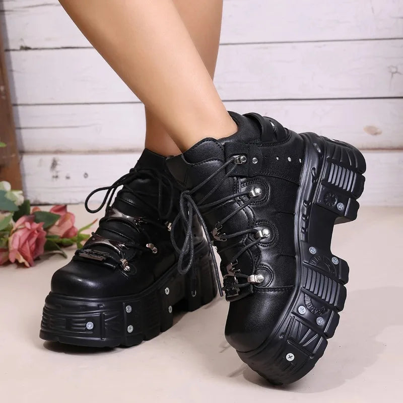 Women's Vintage Platform Punk Casual Shoes