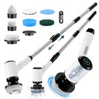 Cordless Electric Spin Scrubber with Extension Handle A11