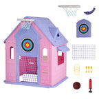 Kids 5 in 1 Sports Activity Cottage Playhouse Toy Set