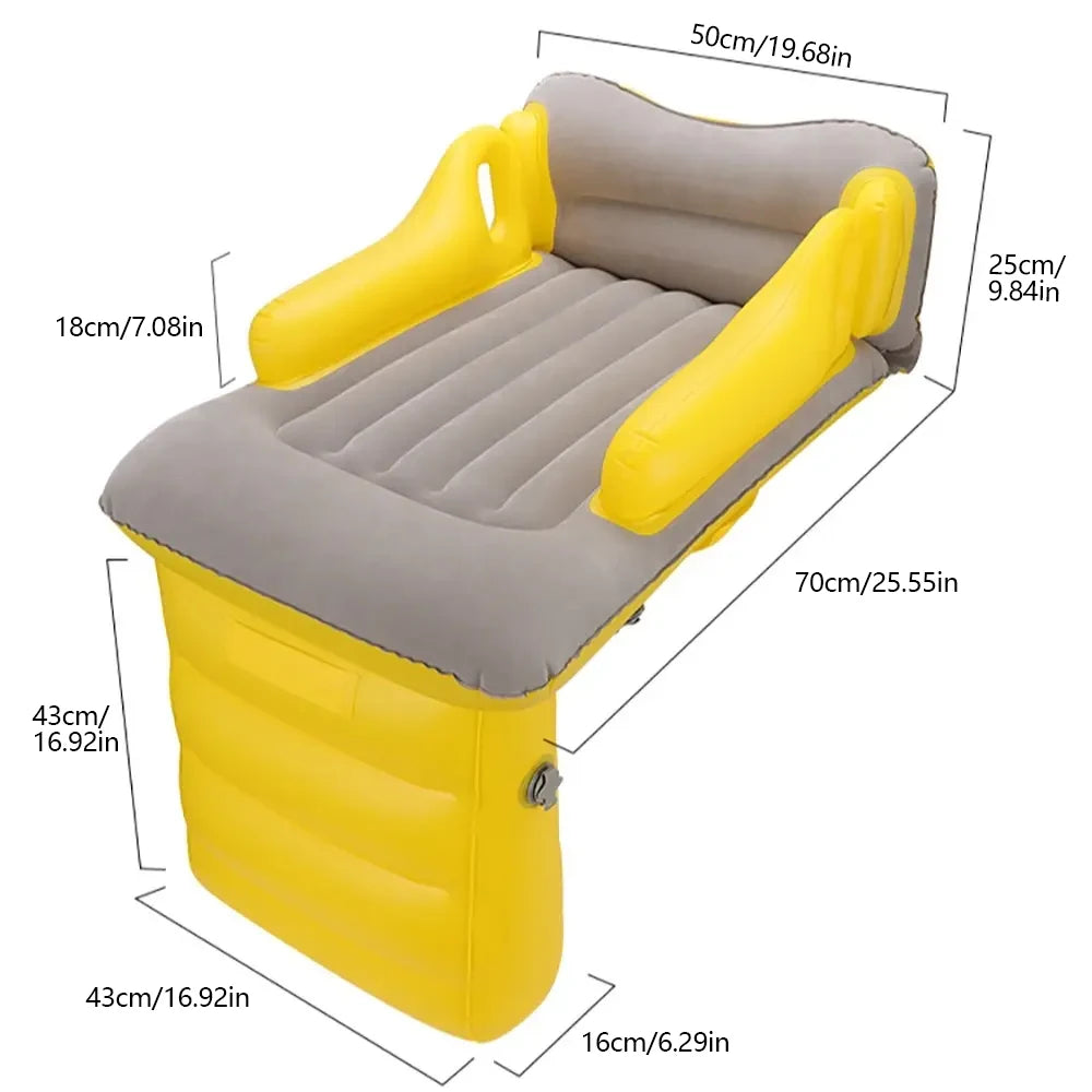 Kids' Portable Airplane Bed Seat Extender Light Grey
