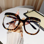 Women's Trendy Round Frame Oversized Reading Glasses
