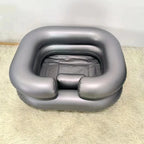Inflatable Hair Wash Basin with Pillow for Bedridden Home Care