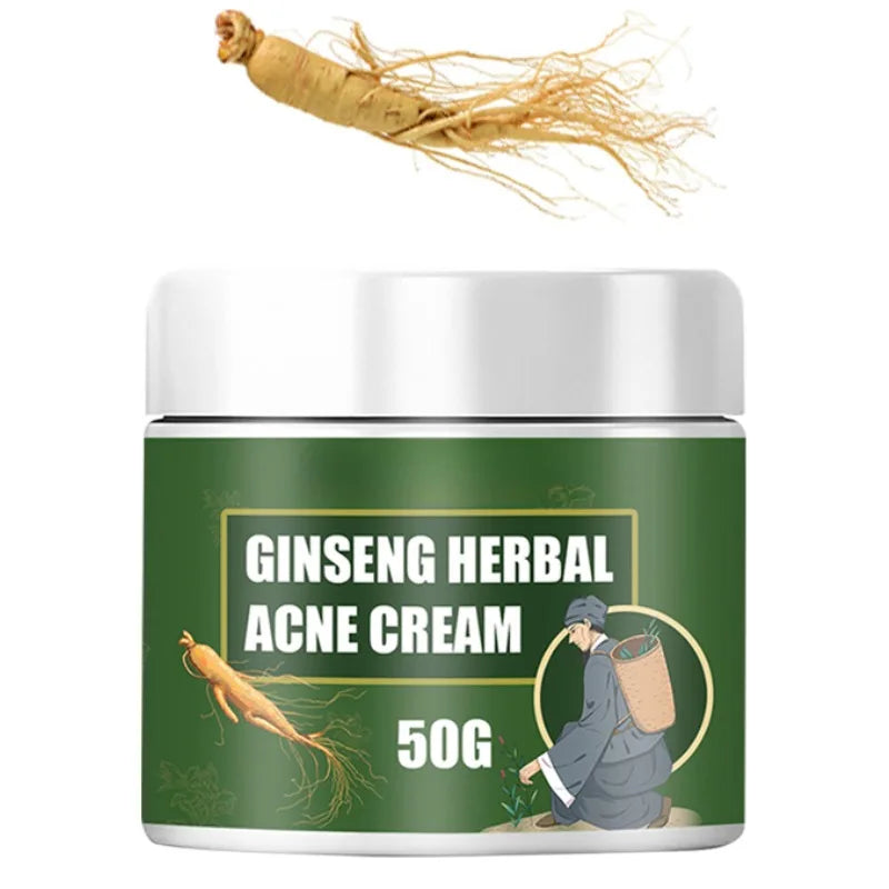 Unisex Ginseng & Herbal Oil Control Moisturizing Face Cream 1.8 oz