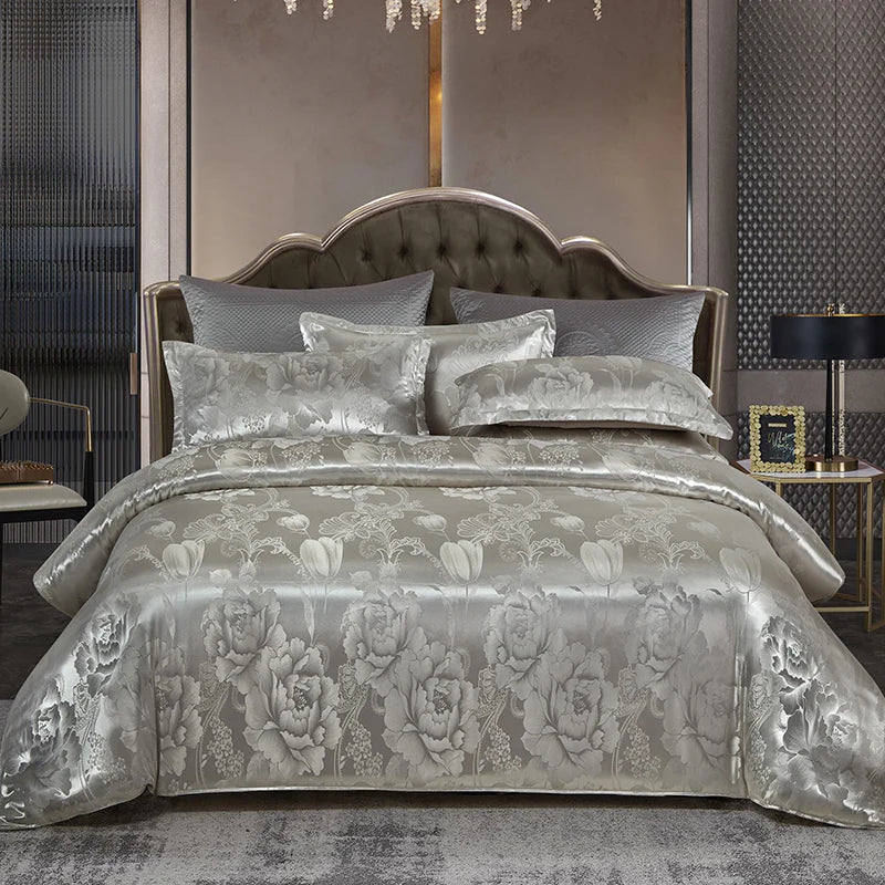 European Luxury Soft Duvet Cover and Bedroom Bedding Set