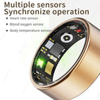 Smart Ring Fitness Tracker Heart Rate Sleep Monitor Waterproof
