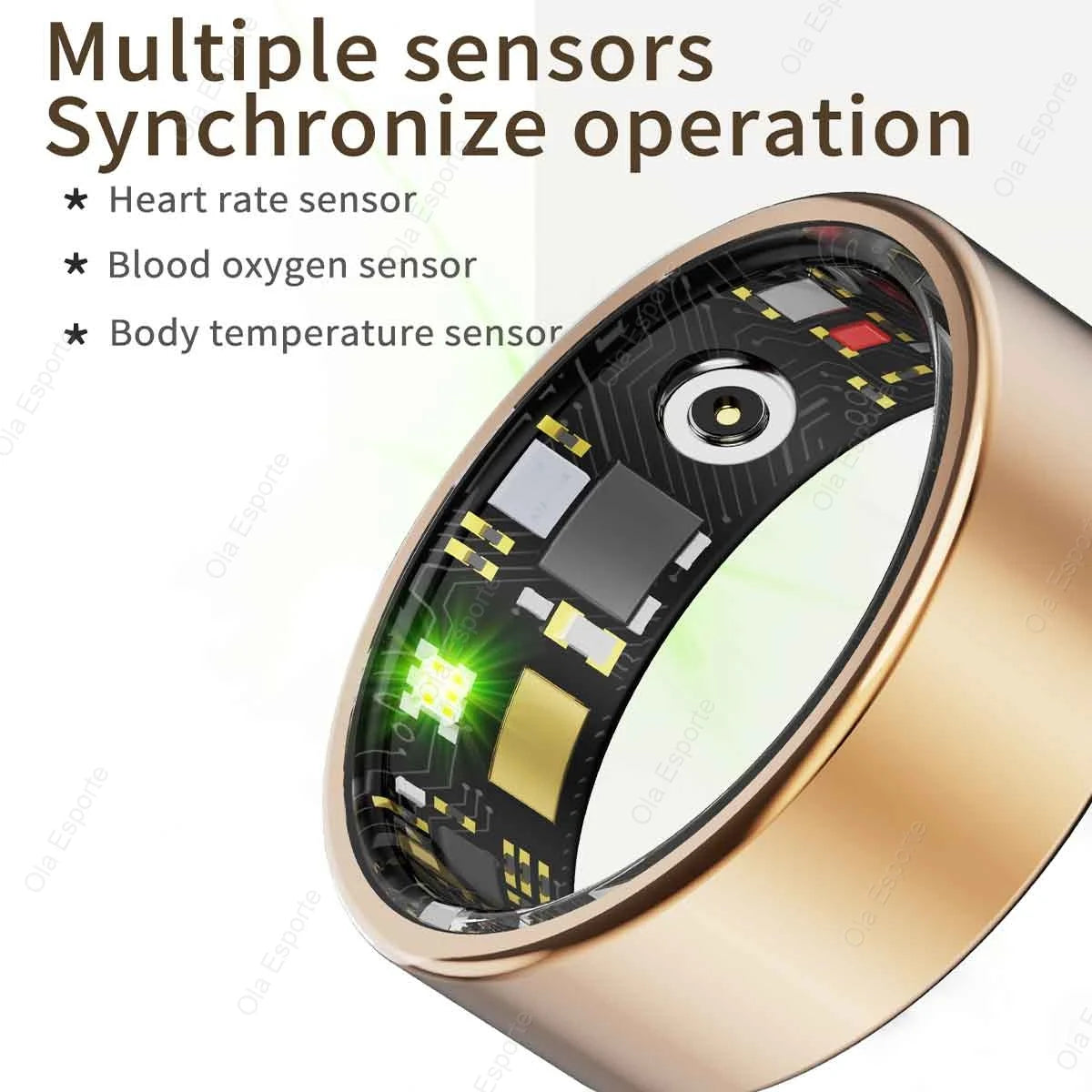 Smart Ring Fitness Tracker Heart Rate Sleep Monitor Waterproof