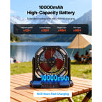 Portable Misting Fan and Outdoor Rechargeable Cooling Fan