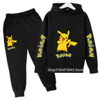 Kids' Cartoon Hoodie Sweatshirt Pants Two-Piece Set