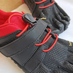 Unisex Cotton Five-Finger Athletic Shoes Hook & Loop Patchwork Sneakers