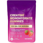 Creatine Monohydrate Collagen BCAA Workout Support Gummies