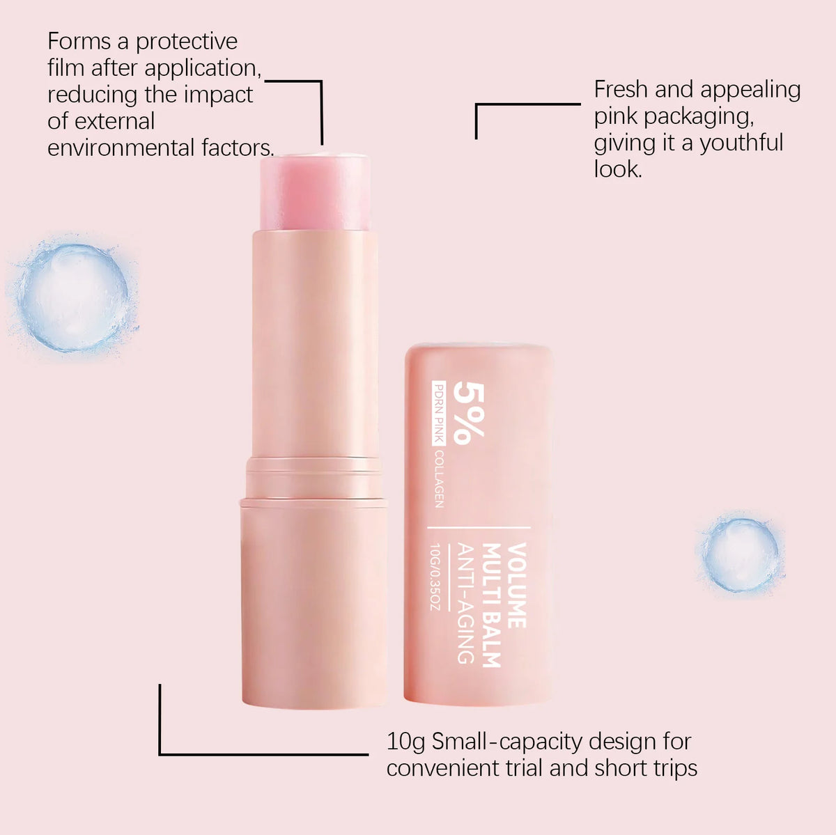 Silk Collagen Moisturizing Stick and Hydrating Serum Set