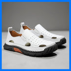 Men's Comfortable Slip-on Casual Leather Walking Sandals