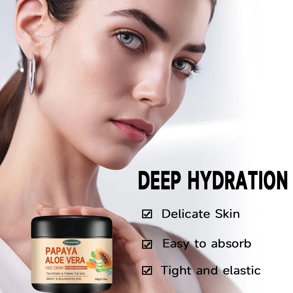 Women's Papaya Aloe Moisturizing Firming Face Cream YH0679