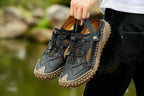 Men's Casual Mesh Outdoor Sandals Lightweight Non-Slip Beach Wading Shoes