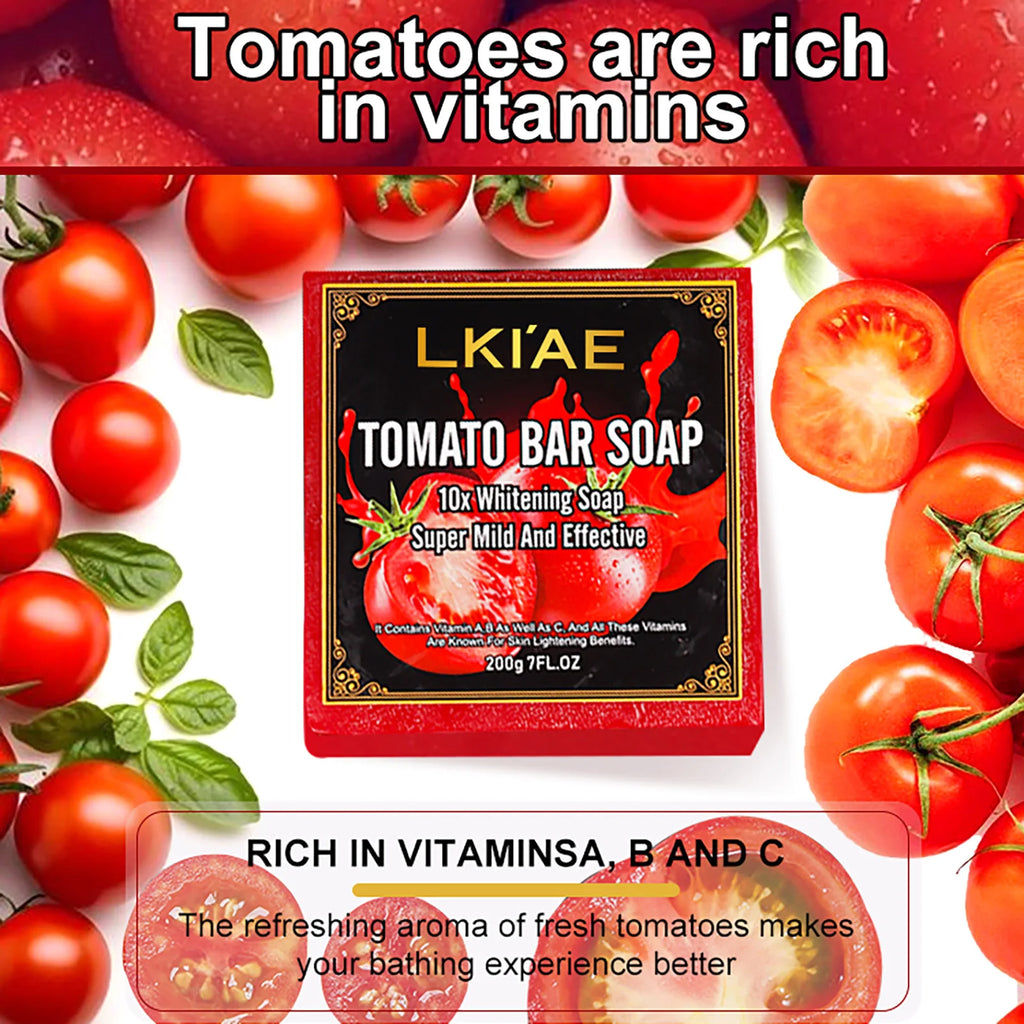 AILKE Tomato Whitening Soap 7 oz for Face and Body