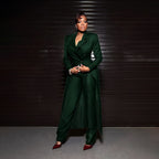 Men's Tailored Two-Piece Blazer and Pants Suit