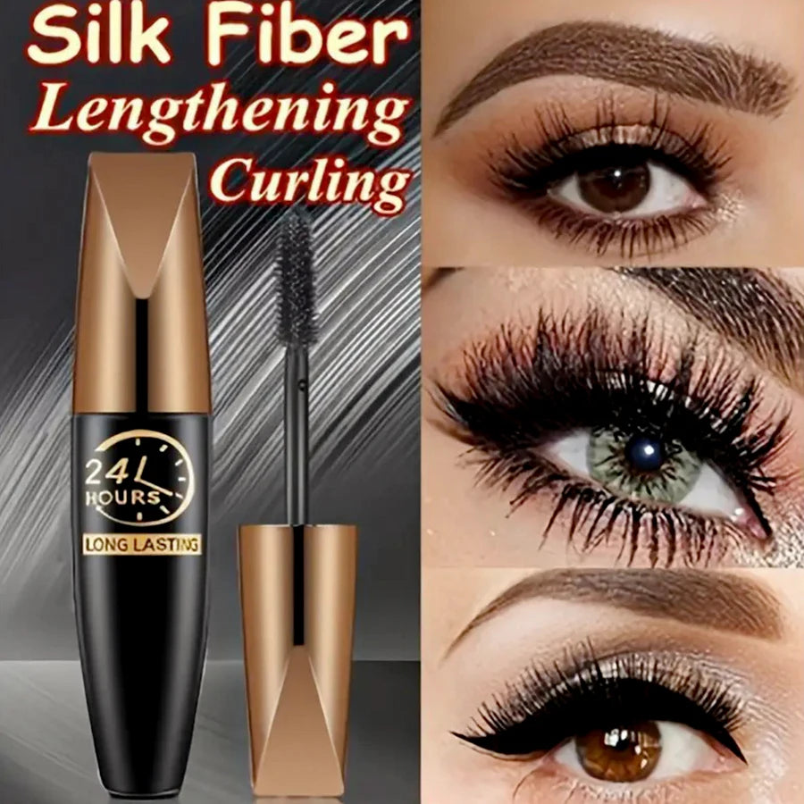 Women's 5D Waterproof Silk Fiber Lengthening Mascara M3075 0.35 oz