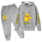 Kids' Cartoon Hoodie Sweatshirt Pants Two-Piece Set