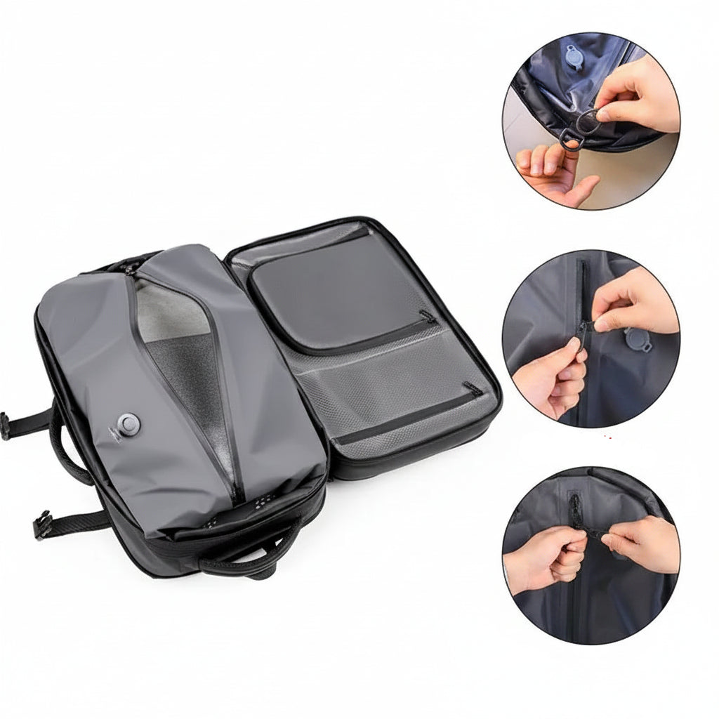 Men's Expandable Large Capacity Travel Business Backpack
