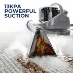 Portable Carpet and Upholstery Steam Cleaner with High-Temperature Suction 1300W