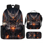 Kids' Fashion Oxford 3D Print School Backpack Set