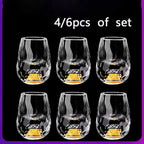 Diamond Crystal Liquor Shot Glasses and Spirit Dispenser Set