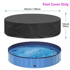 Portable Dog Swimming Pool or Pool Cover Scratch-Resistant PU Grooming Tub