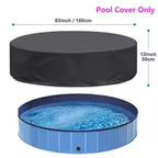 Portable Dog Swimming Pool or Pool Cover Scratch-Resistant PU Grooming Tub
