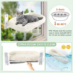 Window Cat Hammock Breathable Plush Suction Cup Foldable Pet Bed