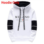 Men's Casual Printed Hoodie and Jogger Pants Tracksuit Set
