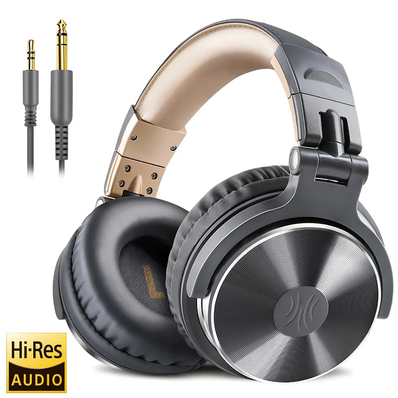 Professional DJ Studio Monitor Over Ear Wired Gaming Headset